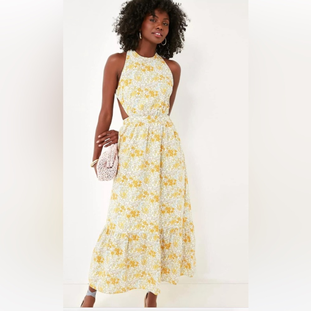 NWT NWT Hyacinth House pastel floral Maggie Maxi size medium.